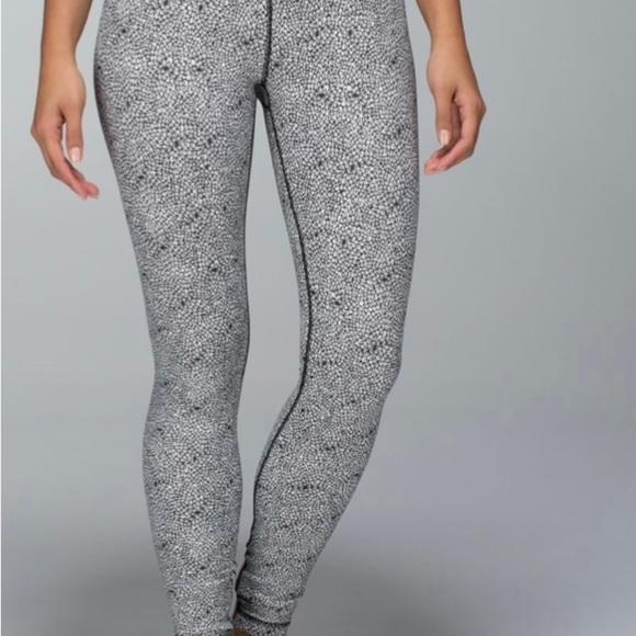 Lululemon Wunder Under Pant Plush Petal Deep Coal Ghost size 6 - Picture 7 of 12